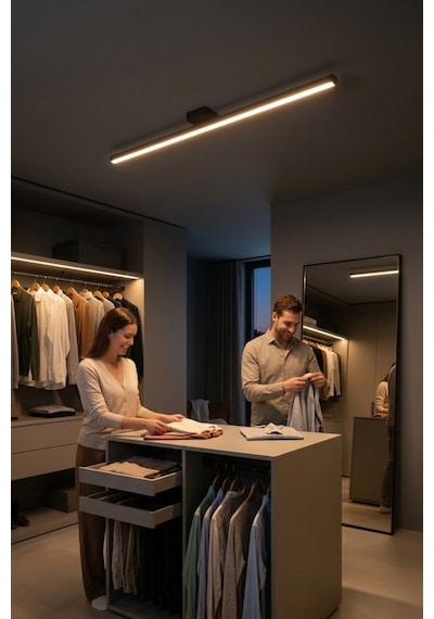 Linea Sensörsüz Aşağı Işık - Tavan Plafonyer Beyaz Işık