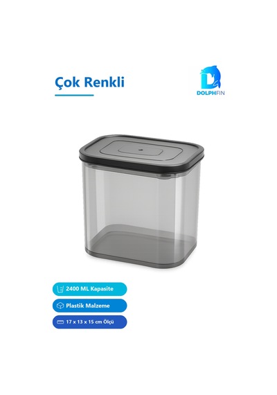 Smart Saklama Kabı 2400 Ml Çok Renkli