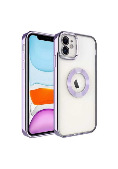 Apple Uyumlu iPhone 11 Kılıf Köşeleri Renkli Şeffaf Kamera Korumalı Silikon