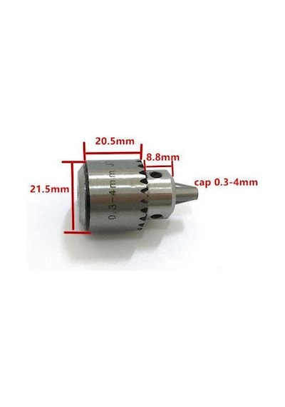 6 Mm Motor Miline Uygun El Matkabı Konik Mandren O.3Mm-4Mm