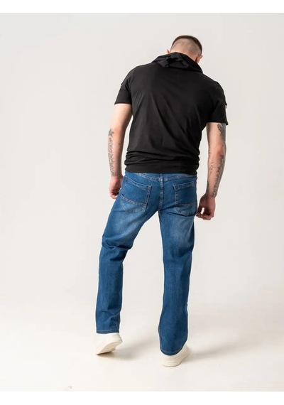 Custom Man Klasik Düz Kesim Kot Pantolonlar 156622402 Mavi