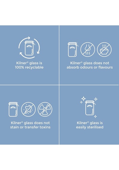 Kilner Saklama Kutusu, Yuvarlak, Yaylı Kilitli Tek Beden 38-2062-00 1 Diğer