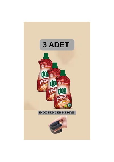 Konsantre Yumuşatıcı Amber Gül Kokulu 1500 Ml Doa06 Diğer
