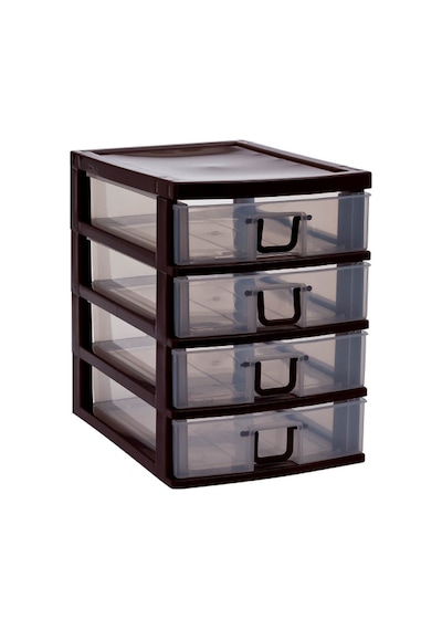 Mini 4 Çekmeceli Komidin Organizer Çok Renkli