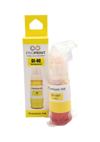 Proprint Canon Gı-40 Sarı Uyumlu  Mürekkep 70 Ml G5040