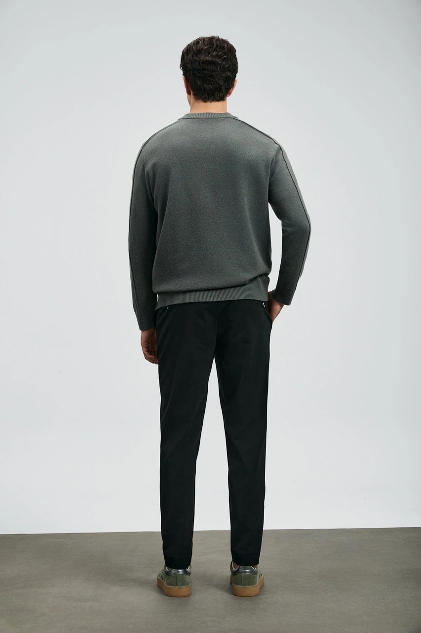 Lufian Erkek Sımon Smart Chino Slim Fit Pantolon 112190329 Siyah Siyah