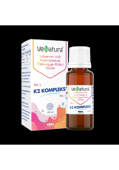 Venatura Vitamin K2 Kompleks Sıvı Takviye Edici Gıda Damla 20ml