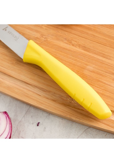 Aryıldız Primo Sebze Bıçağı Sarı 11 Cm Renkli