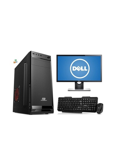 Power Boost Mid Tower i3-10100 8 GB DDR4 240 GB SSD 23" Free Dos Masaüstü Bilgisayar