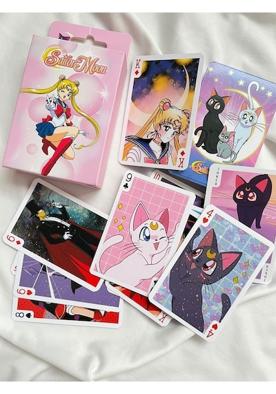 Anime Sailor Moon Iskambil Kartı - Poker Kartı