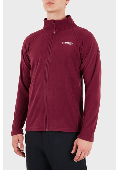 Norway Geographical Yumuşak Dokulu Soğuğa Dayanıklı Outdoor Polar Erkek Polar Tug Bordo