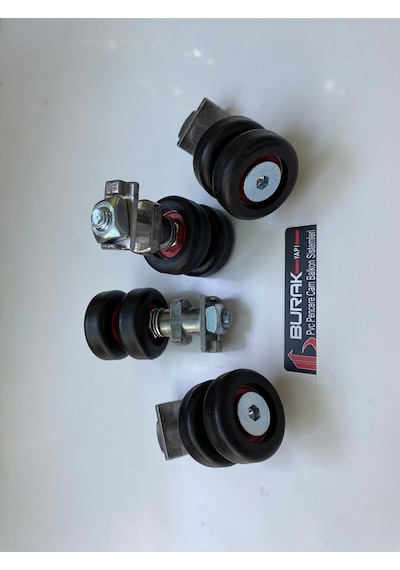 Cam Balkon Metal Teker 10ad. 5 Ad. Kertili + 5 Ad. Düz