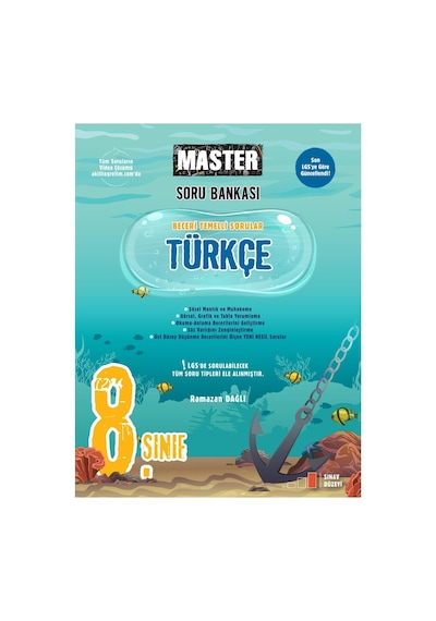 Okyanus Müfredat 8 Sınıf Türkçe-mat-fen Master Serisi Soru