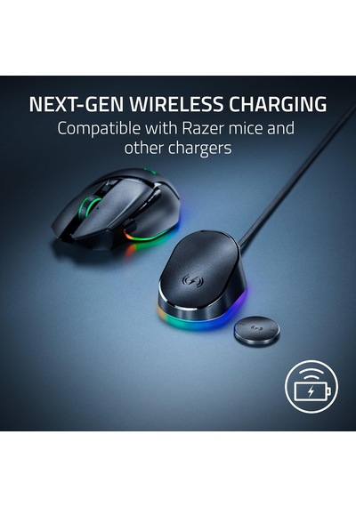Wireless Charging Puck - Manyetik Kablosuz Şarj - Kablosuz Şarj Cihazlarıyla Uyumlu - Mouse Ve Mouse Yuvası Ayrı Satılır