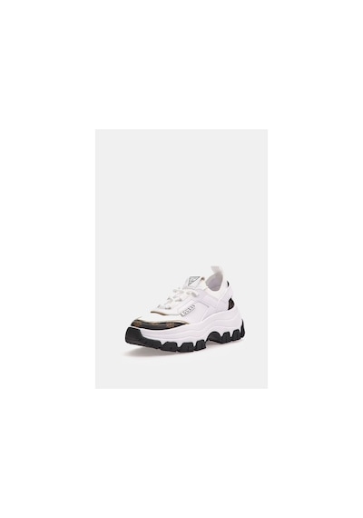 Guess Kadın Braydin Logolu Beyaz Sneaker Beyaz