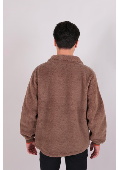 Five Pocket Ff23b6051 Erkek Peluş Mont Vizon