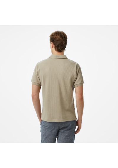 Nautica Erkek Bej Classic Fit Polo Çizgili K55310t Bej