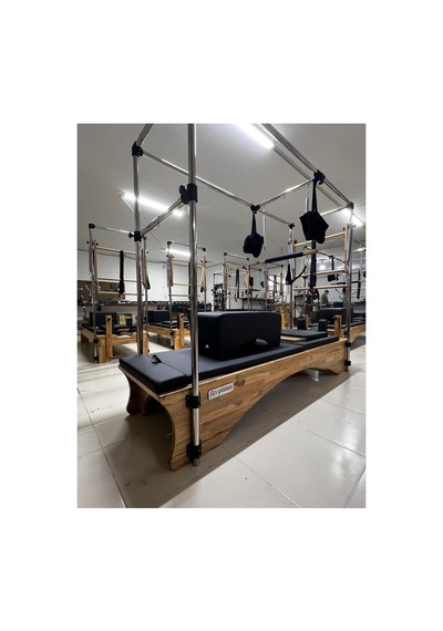 Combo Cadillac Reformer Elegance Seri Siyah Şarjörlü Sistem 8 Kademe Krom 1. Sınıf Kayın Ağacı