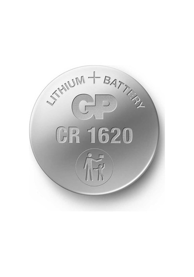 Gp Batteries Cr1620 1620 Boy Lityum Düğme Pil, 3 Volt, Tekli Kart 8'li Paket