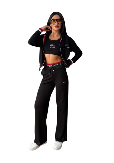 Tommy Hilfiger Bayan 3 "lü Eşofman Takımı Set Siyah