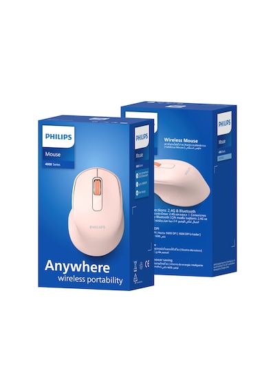 Philips SPK7448 Kablosuz Bluetooth 1600 DPI 4 Tuşlu Optik Mouse
