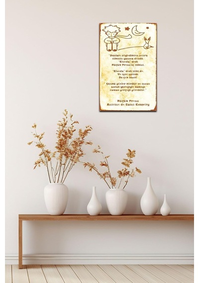 Kuşe Kağıt Duvar Posteri Küçük Prens Retro Vintage Drtr0044