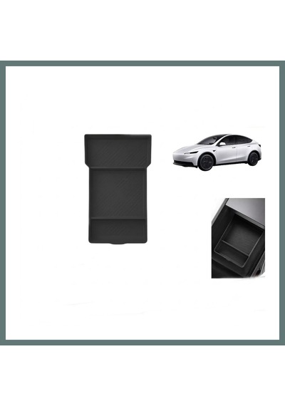 Ventra Tesla Model Y Juniper 2025+ Uyumlu Orta Konsol Düzenleyici Raf Saklama Kutusu Siyah Ventra