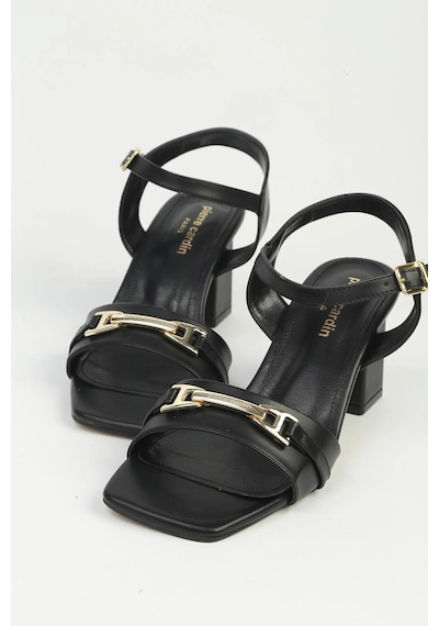 Pierre Cardin Siyah Kadın Topuklu Sandalet Pc-55769 Z