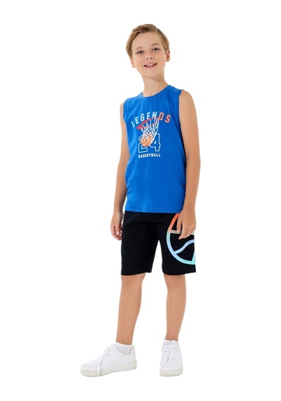 Roly Poly Rolypoly Rp3761-c Erkek Çocuk Yazlık Bermuda Takım Cobalt