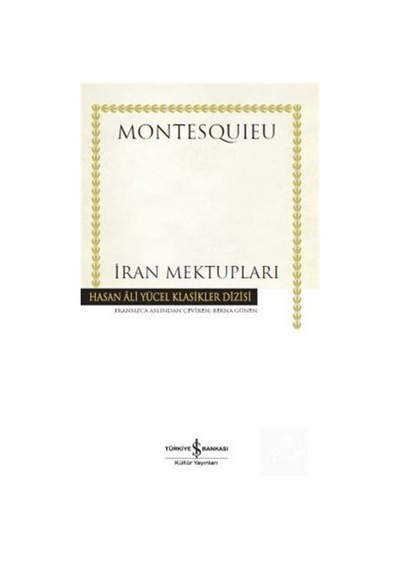 Iran Mektupları Karton Kapak / Montesquieu