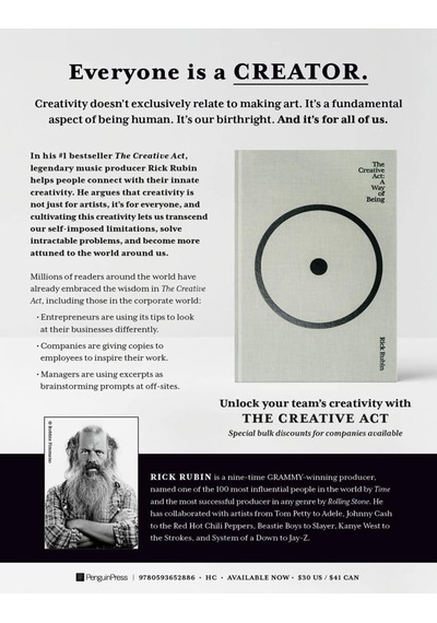 The Creative Act: A Way Of Being