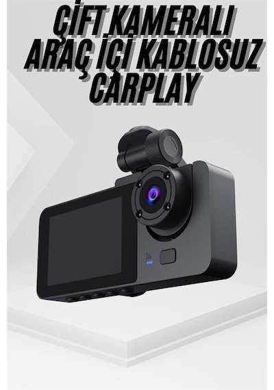 3 Kameralı 2 İnç 1080p Araç İçi Kamera Sürüş Kamerası Carplay 40749150