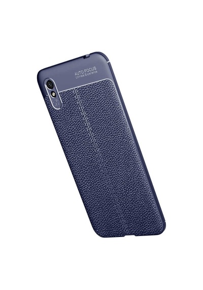 Xiaomi Redmi 9A Kılıf Zore Niss Deri Desenli Silikon Kılıf