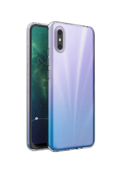 Rba Aksesuar Redmi 9a Kılıf Rba Süper Silikon Kapak - Renksiz Çok Renkli