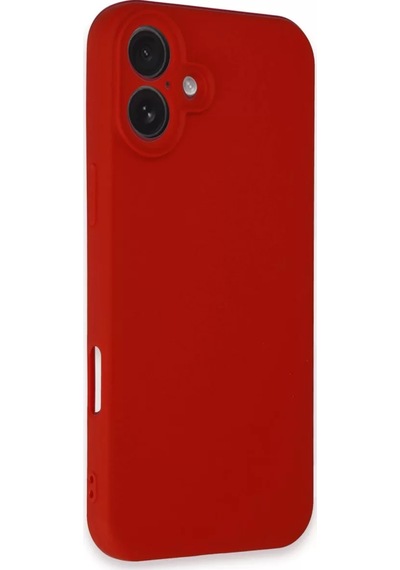 Newface Apple İphone 16 Kılıf First Silikon - Kırmızı