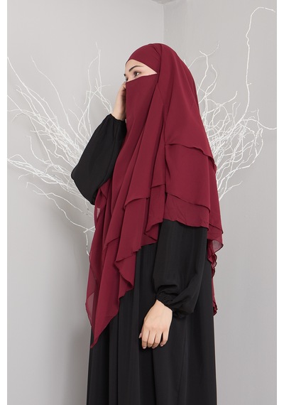 Sufle Hilap Hazır Türban Khimar Tesettür Şal