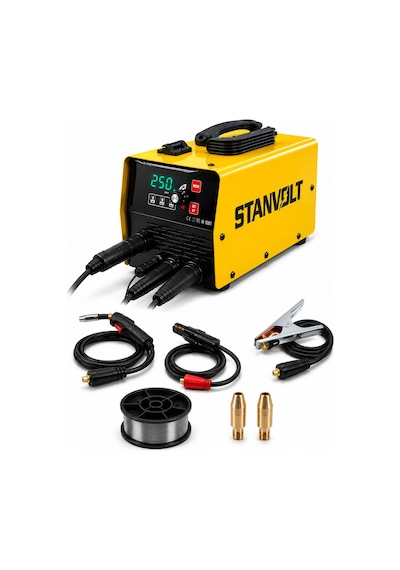 250 Amper Gazsız Gazaltı Kaynak Makinası Mıg/mma İnverter Kaynak Makinesi 220v Yerli Üretim 1 Kg 0.8