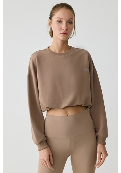 Urban Beat Mıcha Kadın Vizon Sweatshirt Vizon