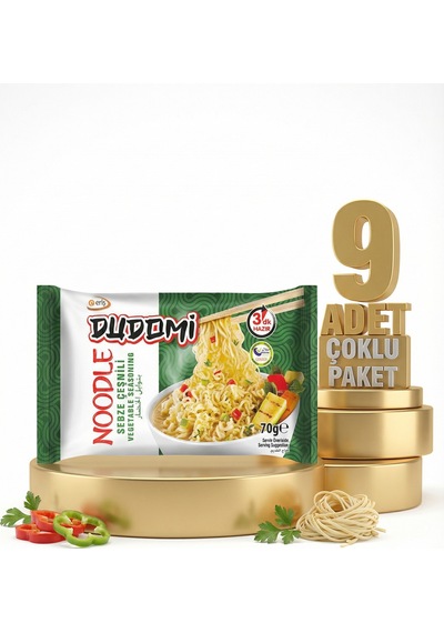 Dudomi Sebze Çeşnili Noodle 9x70 Gr