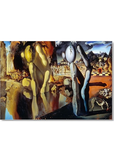 Cakasepetim Narcissus Metamorfozu Salvador Dali Resmi Ahşap Mdf Tablo