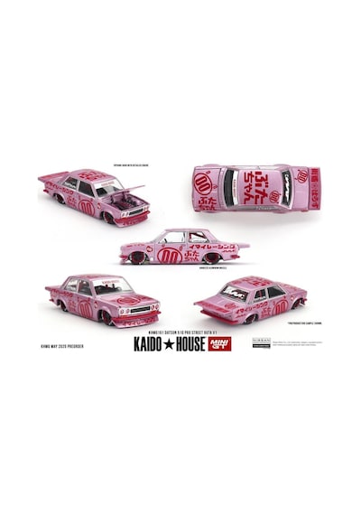 Mini Gt //161 Datsun 510 Pro Street Buta V1 Model Araba