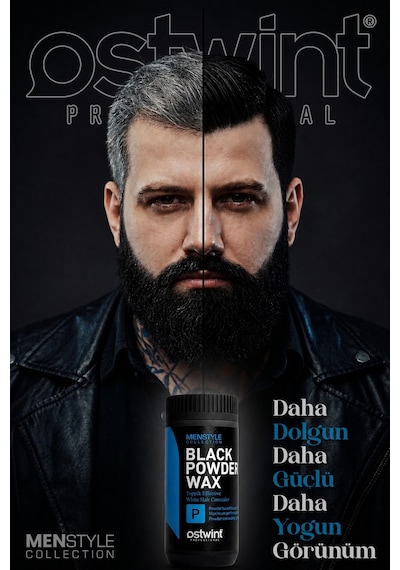Ostwint Professional Siyahlaştırıcı Şekil Verici Topik Etkili Pudra Wax 20 G