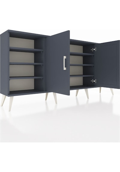 Arges Konsol 9 Raflı 2 Kapaklı 176x30x83 Antrasit-antrasit/antrasit Antrasit/antrasit Arges Konsol 9 Raflı 2 Kapaklı 176x30x83 Antrasit-antrasit/antrasit Antrasit/antrasit