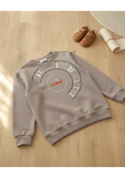 Cmk Çocuk Giyim Vizon Sweatshirt Takım Modeli