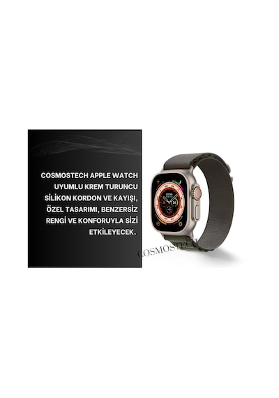 Watch Band Alpine Loop Saat Kayışı Turuncu Beyaz
