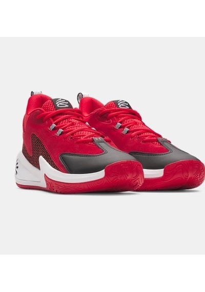 Under Armour Curry 3z 25 Suede Erkek Basketbol Ayakkabısı 6000750-600 Kırmızı