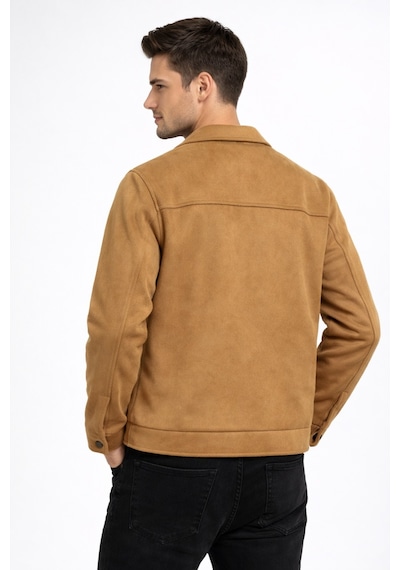 Dynamo Erkek Siyah Regular Fit Mevsimlik Süet Spor Mont Bgl-st05013 Camel