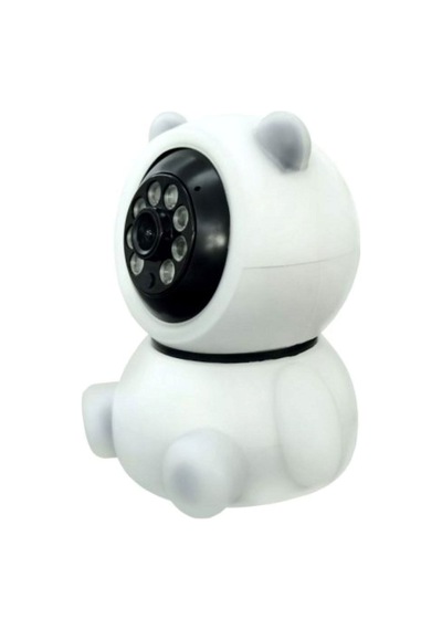 Panda Görünümlü 360 1080p Ip Güvenlik Kamerası Gece Görüşlü Bebek Bakıcı Ip Wifi Kamerası