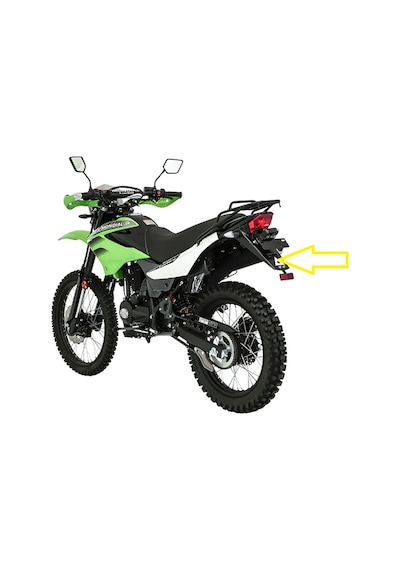 Mondial X-treme Max 200 Arka Çamurluk Kuyruğu O R J İ N A L