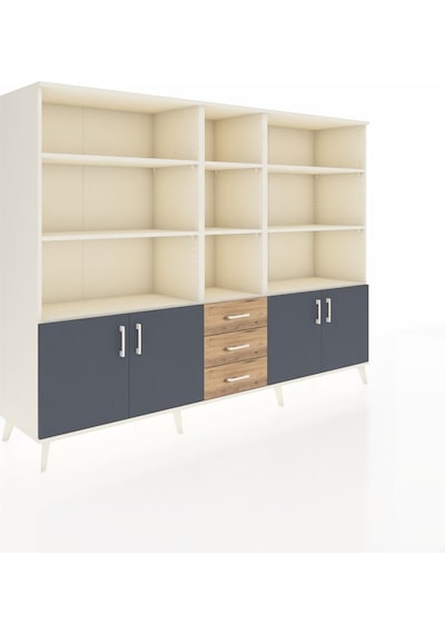 Hyperion Dolap 11 Raflı 3 Çekmeceli 4 Kapaklı 220x44x163 Aytaşı-a Aytaşı-antrasit/çam Hyperion Dolap 11 Raflı 3 Çekmeceli 4 Kapaklı 220x44x163 Aytaşı-a Aytaşı-antrasit/çam